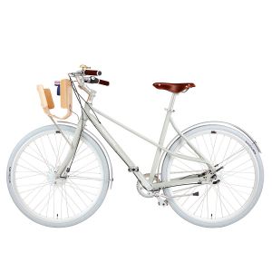Vélosophy Comfort Cream Korg Trä – En miljövänlig cykel