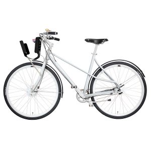 Vélosophy Comfort Silver Korg Svart – En miljövänlig cykel