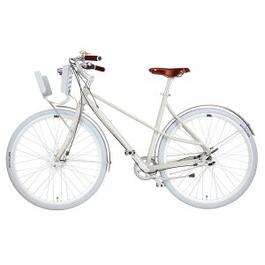 Vélosophy Comfort Cream Korg Silver – En miljövänlig cykel