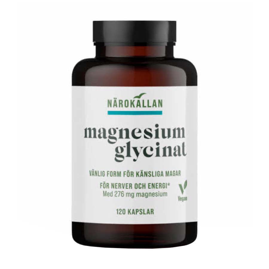 Bättre Hälsa Magnesiumglycinat, 120 kapslar