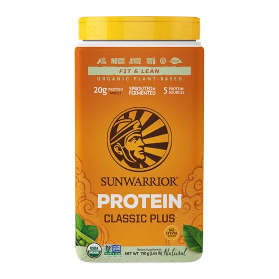 Sunwarrior Protein Classic Plus Naturell, 750 g ekologisk